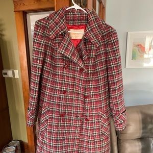 ❤️Vintage Pendleton plaid wool coat
